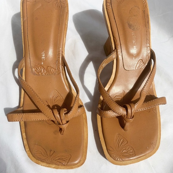 Y2K no boundaries Shayla Chunky Sandal Heels 6 - Picture 2 of 7